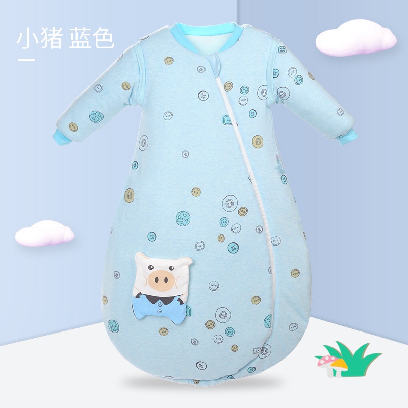 Baby Sleepsack Wearable Blanket Cotton Sleeping Bag Long Sleeve
